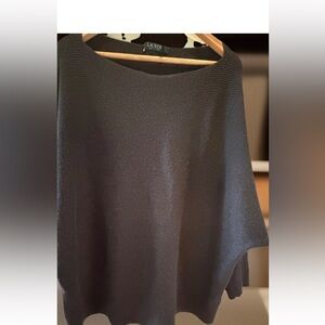 Ralph Lauren Women’s  Cotton Blend Charcoal Grey Sweater Tunic size 3X